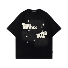 Черного цвета Rhythm Club с печатью "whoo wap" футболка
