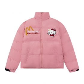 Оригинальная износостойкая модель куртки розового цвета Ken Vibe