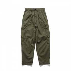 Стильные PMGO зелёные с боковыми карманами на молнии штаны