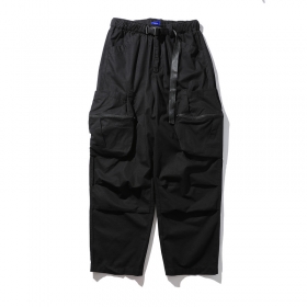 Чёрного-цвета PMGO широкие функциональные брюки-карго
