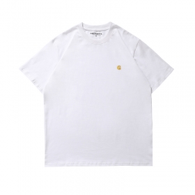 Белая футболка Carhartt с логотипом на груди