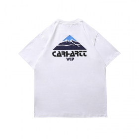 Белая футболка Carhartt с принтом на спине