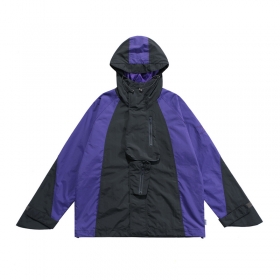 Чёрно-фиолетовая куртка Made Extreme