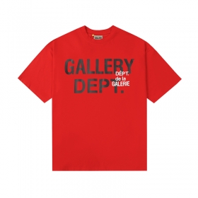 GALLERY DEPT футболка красного цвета с надписью бренда