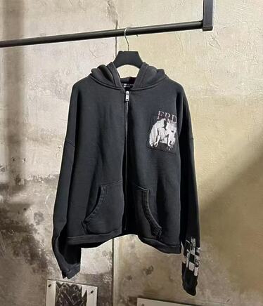 Enfants Riches Deprimes черное зип худи свободного кроя