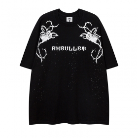 Качественная футболка от бренда Anbullet в черном цвете