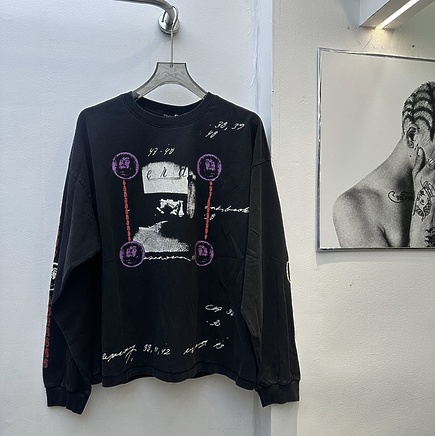 Enfants Riches Deprimes свитшот темно-серый с рваными дырками