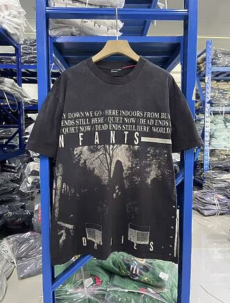 Enfants Riches Deprimes футболка черного цвета из хлопка