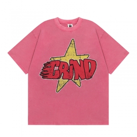 Трендовая футболка Knock Knock в розовом цвете прямого кроя