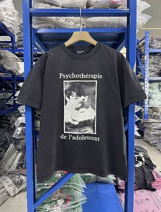 Футболка Enfants Riches Deprimes черного цвета прямого кроя