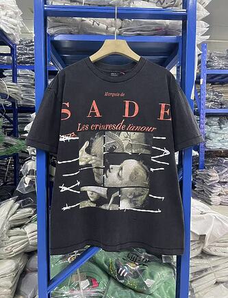 Футболка черная Enfants Riches Deprimes с принтом на груди