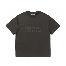 Базовая тёмно-коричневая футболка Essentials FOG повседневная