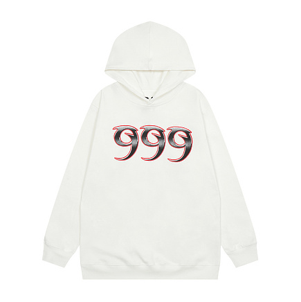 Белый VLONE худи выполнен из 100% натурального хлопка