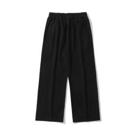 Чёрные базовые прямые брюки от бренда TXC Pants на резинке