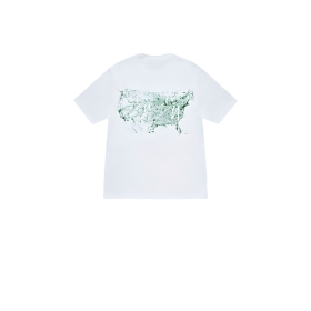 Эксклюзивная футболка Stussy в белом цвете из хлопка