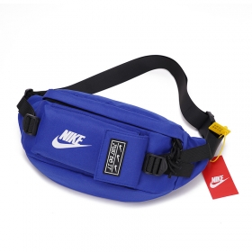 Повседневная синяя Nike сумка-бананка с регулировкой ремня