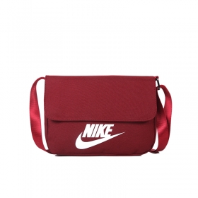 Бордовая Nike женская сумка через плечо на магнитных кнопках
