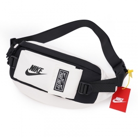 Унисекс бело-чёрная сумка через плечо и пояс от бренда Nike