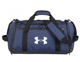 Синяя спортивная сумка с лого Storm выполнена из прочного текстиля