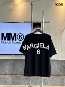 Брендовая Maison Margiela черного цвета хлопковая футболка