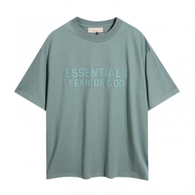 Трендовая футболка Essentials FOG бирюзово-серого цвета