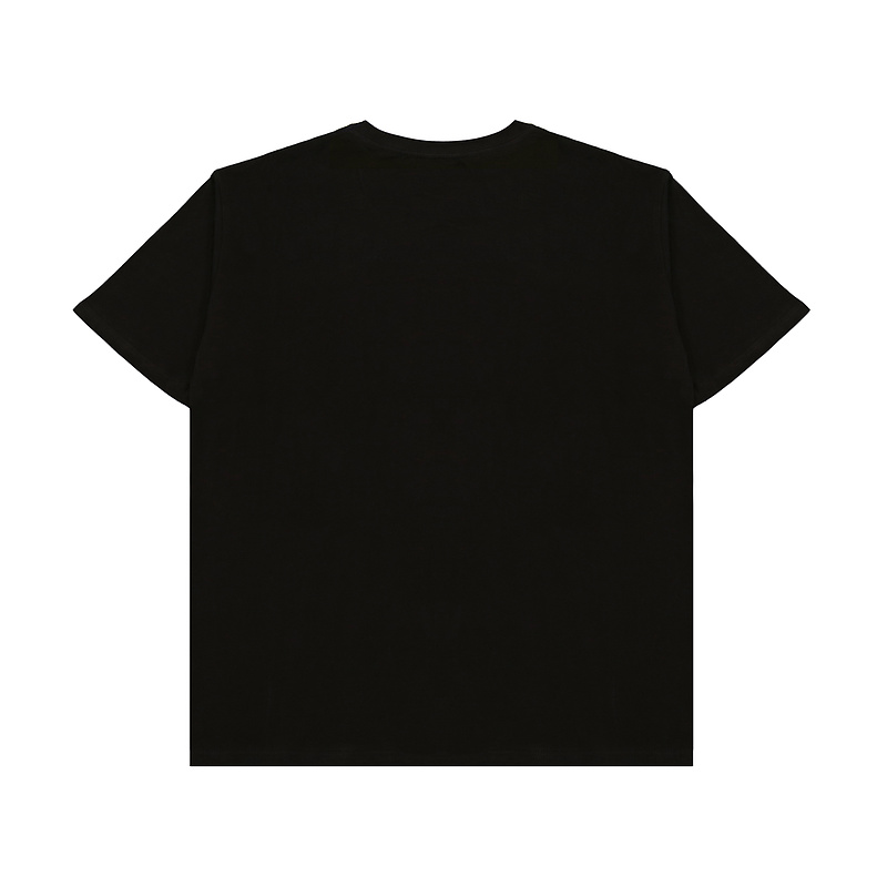Унисекс Donsmoke чёрная с надписью из страз футболка свободного кроя