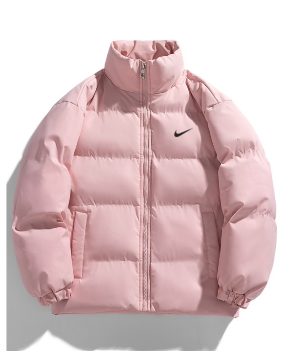 Nike розовый пуховик с двумя внешними карманами на молнии
