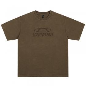 Befearless с вышитым логотипом футболка в коричневом цвете