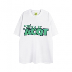 Базовая футболка белого цвета ACQT с коротким рукавом