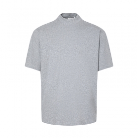 Универсальная Rhythm Club серая однотонная футболка с коротким рукавом