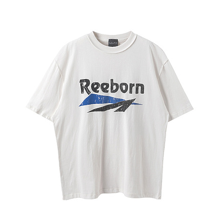 Хлопковая от бренда False Perception футболка в кремовом-цвете