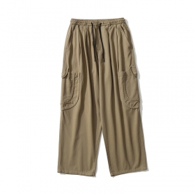Базовые штаны TXC Pants песочного цвета с карманами по бокам