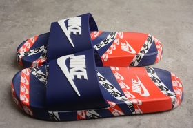 Летние шлёпки Nike Victori One Slide сине-красного цвета