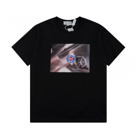 Черного цвета футболка Cav empt с брендовой вышивкой и принтом