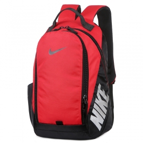 Водоотталкивающий рюкзак красного цвета Nike с лого на боковом кармане
