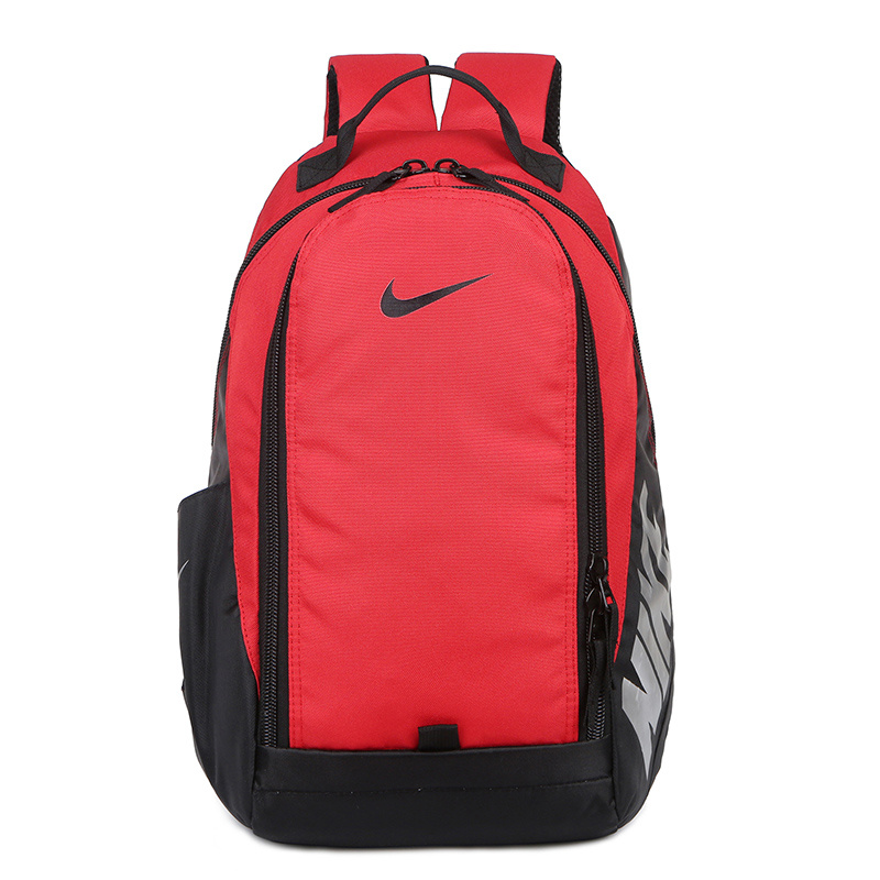 Водоотталкивающий рюкзак красного цвета Nike с лого на боковом кармане
