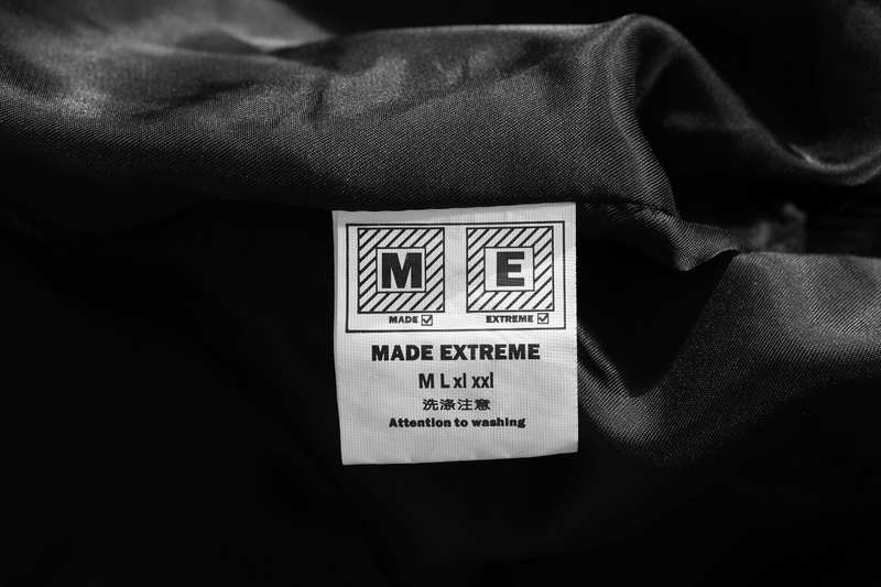 Чёрная куртка Made Extreme с надписью