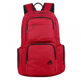 Базовый красный рюкзак Adidas с фирменным логотипом