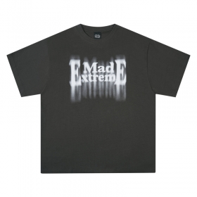 С короткими рукавами футболка Made Extreme тёмно-серая с логотипом