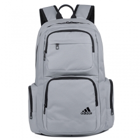 Adidas спортивный серый рюкзак с множеством карманов 