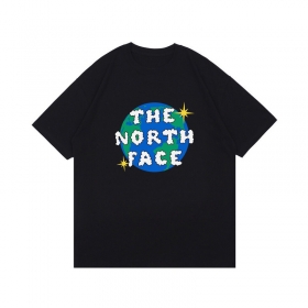 Чёрная удлинённая футболка The North Face с принтом "Земля"