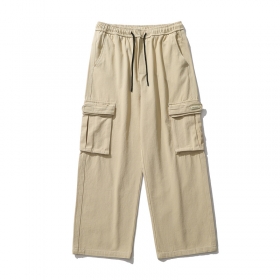 Бежевого-цвета брюки TXC Pants с высокой посадкой на плотной резинке