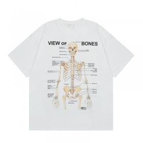 С печатью "Анатомия" SomeLucky белая уютная футболка