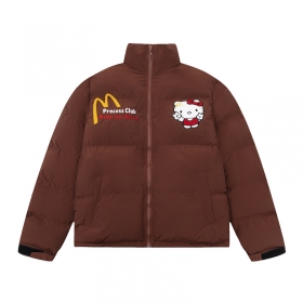 Коричневого цвета Ken Vibe теплая куртка с регулируемыми манжетами