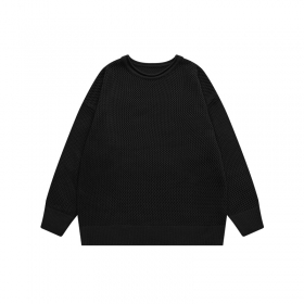 Повседневный свитер INFLATION выполнен в черном цвете