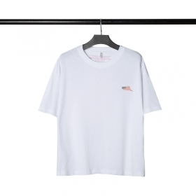 Белая от бренда Los Angeles футболка свободного кроя