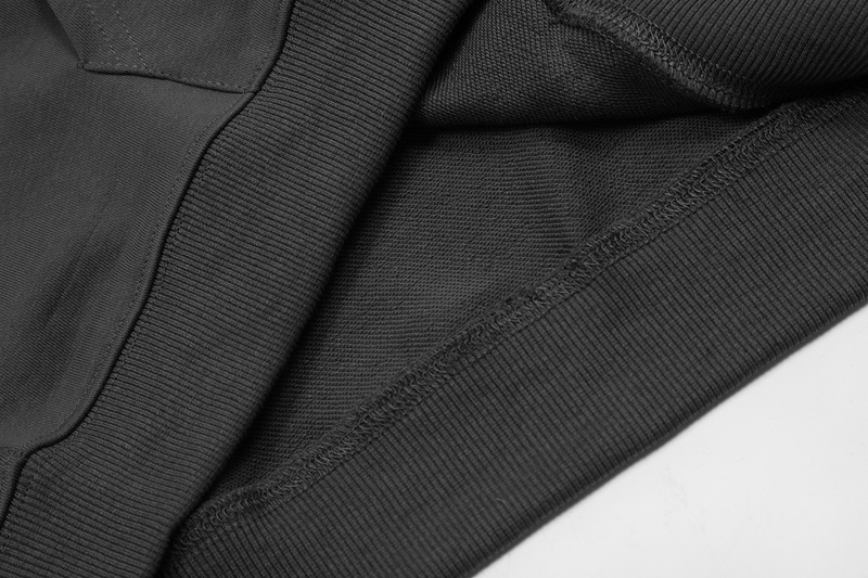 Худи Punch Line тёмно-серого цвета с большими принтами