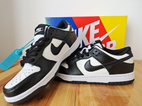 Черные с белым кроссовки Nike SB кожа