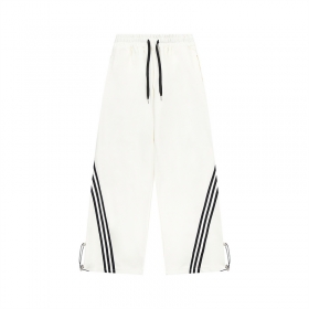Спортивные прямого кроя штаны Ken Vibe белые с боковыми полосками
