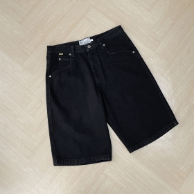 Dime стильные джинсовые шорты выполнены в черном цвете